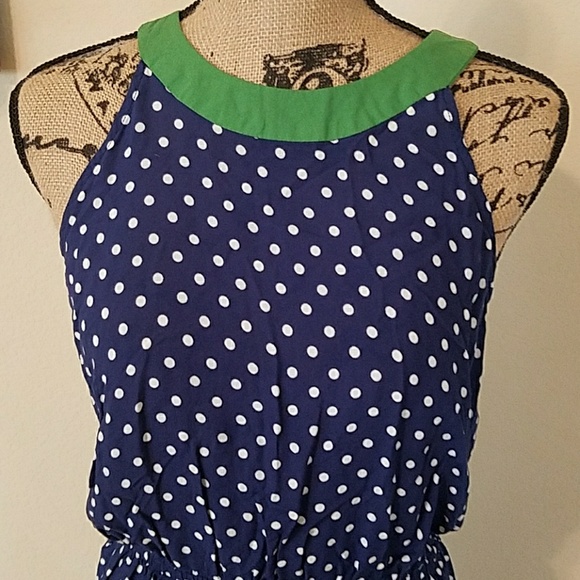 Lilka Lark Hi- Low Polka Dot Dress sz M - Picture 3 of 5